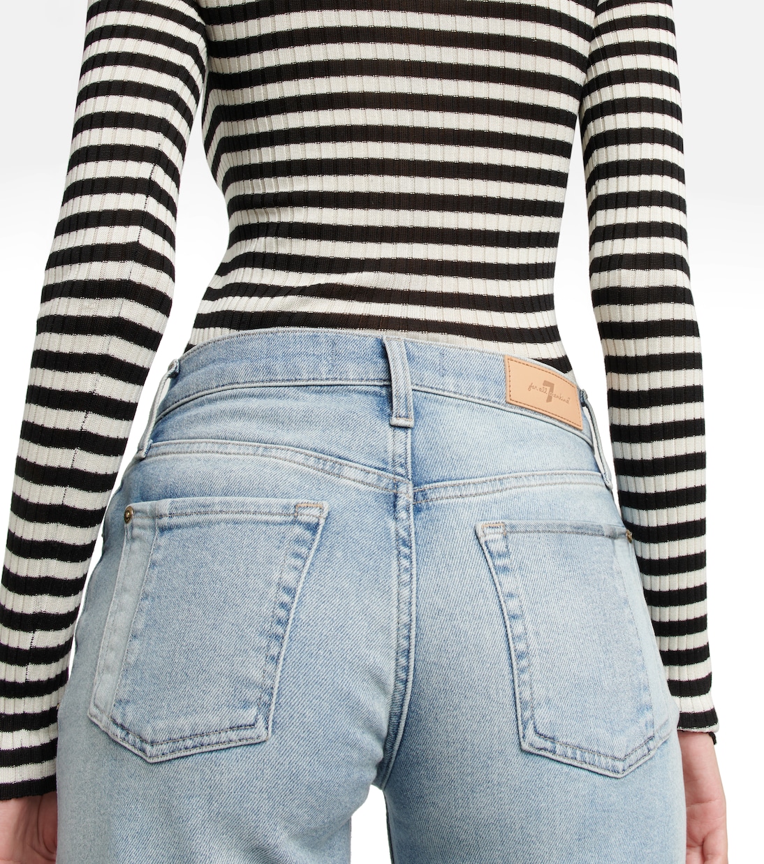 Jeans regular Ellie a vita media | 7 For All Mankind