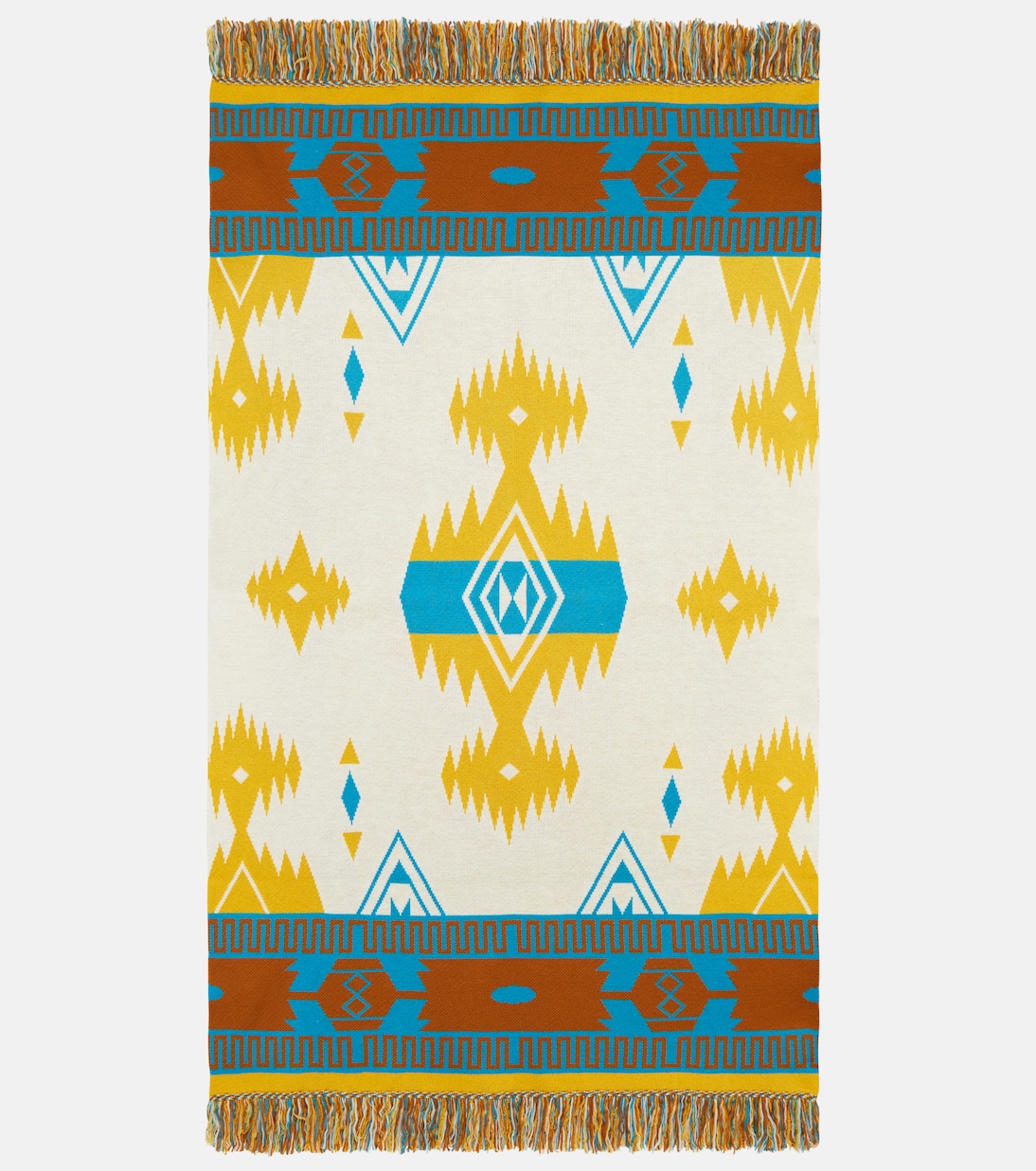 Icon jacquard wool throw | Alanui