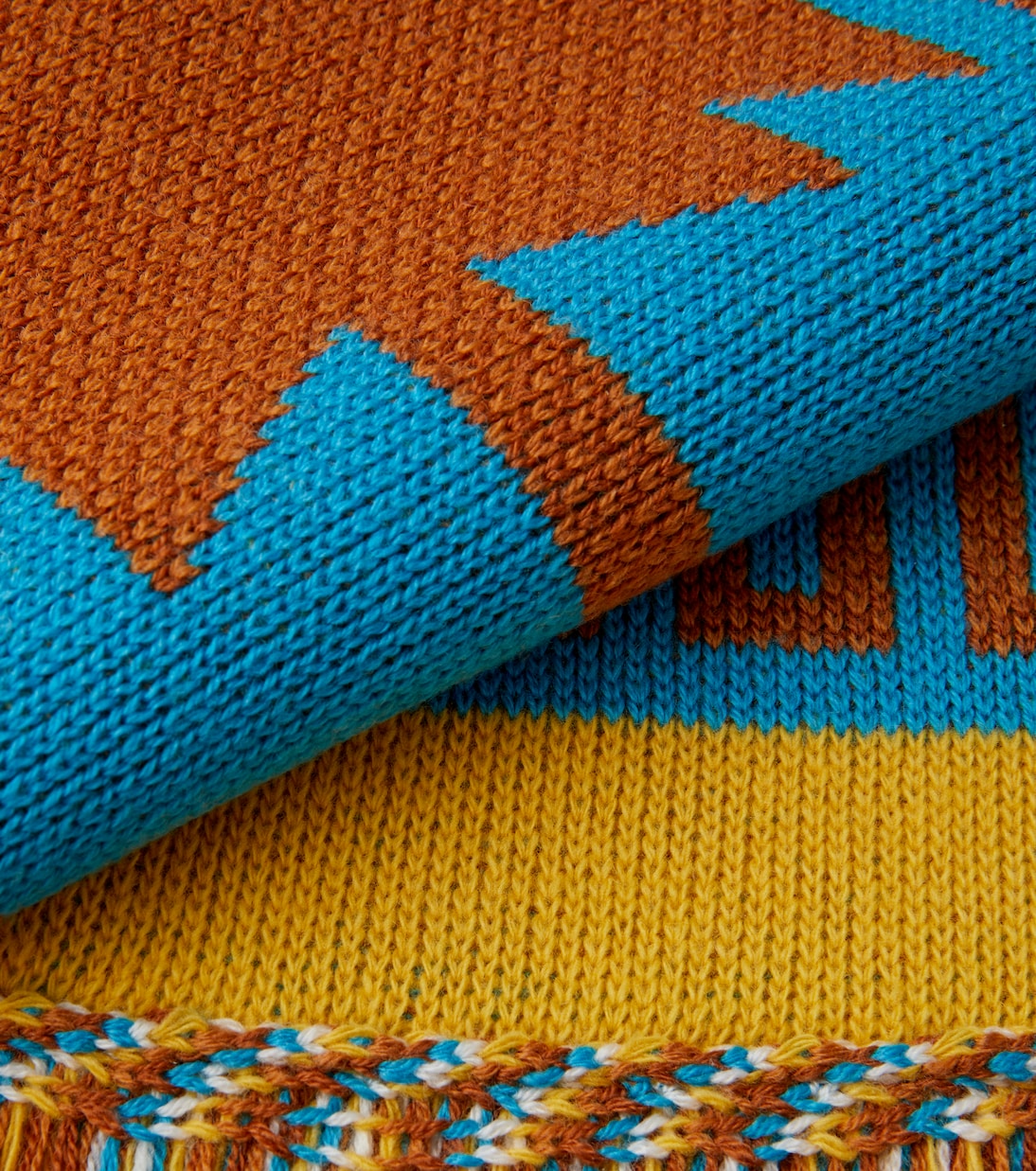 Icon jacquard wool throw | Alanui