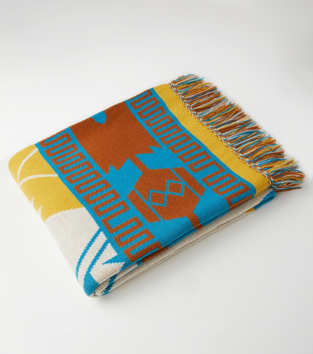 Icon jacquard wool throw | Alanui