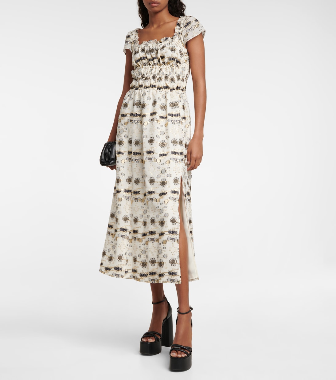 Silk-blend midi dress | Altuzarra