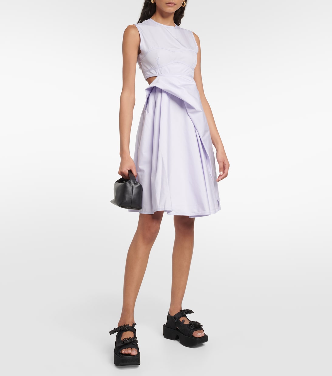 Seero cutout cotton minidress | Cecilie Bahnsen