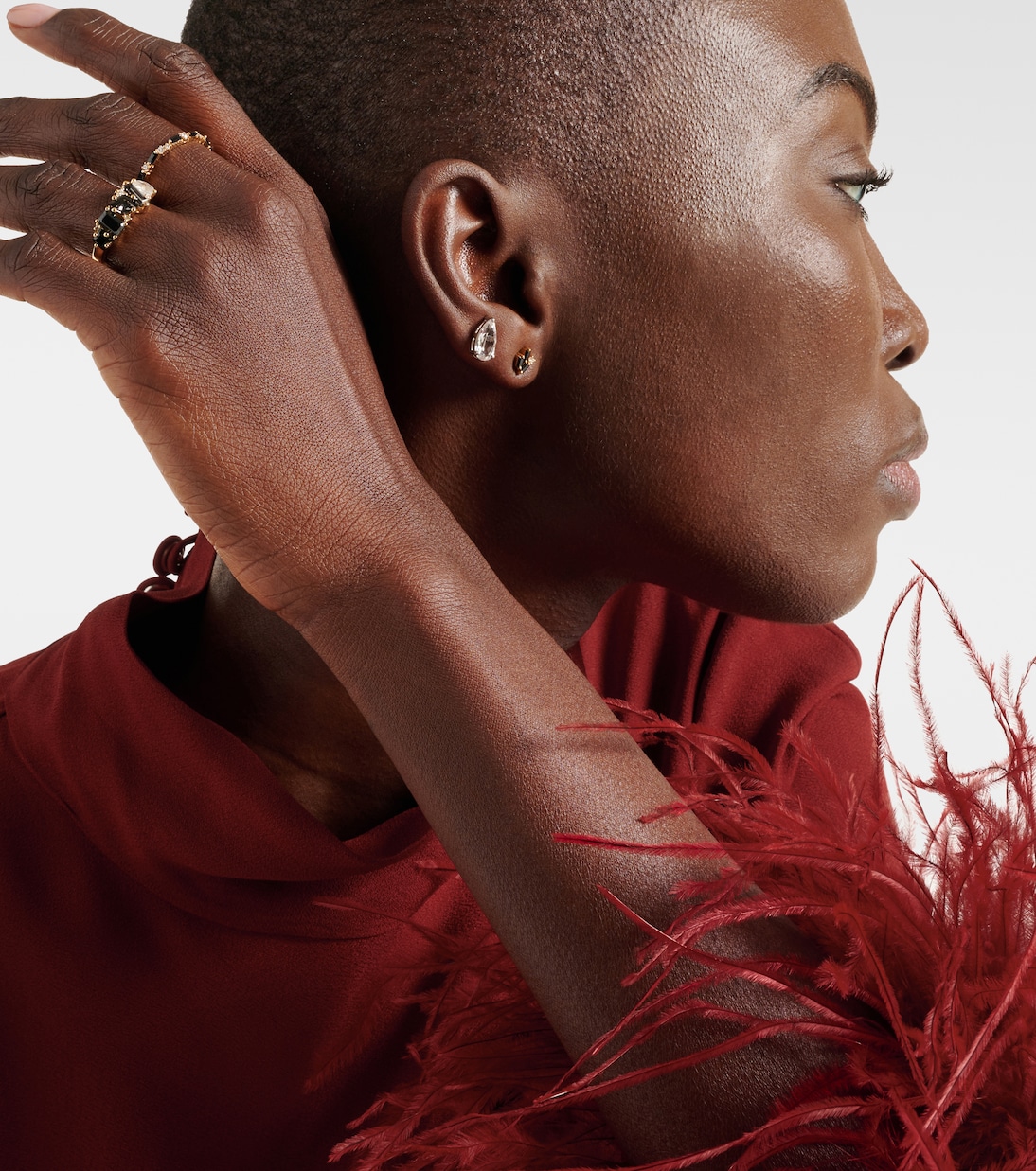 Bague Nadima Glimmer en or 14 ct, quartz et diamants | Suzanne Kalan