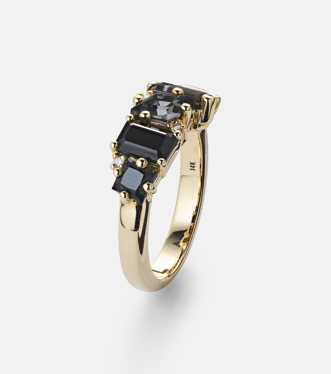 Bague Nadima Glimmer en or 14 ct, quartz et diamants | Suzanne Kalan