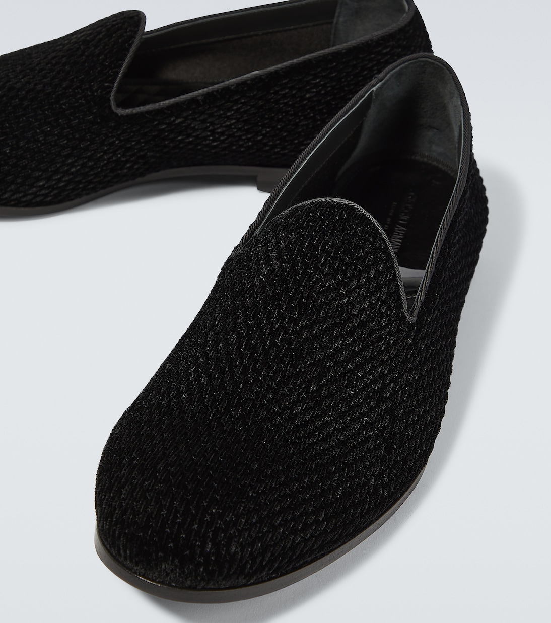 Slip-Ons aus Samt | Giorgio Armani