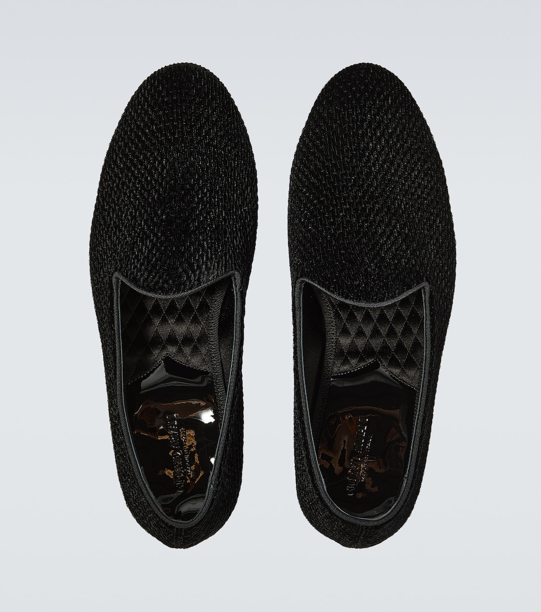 Slip-Ons aus Samt | Giorgio Armani