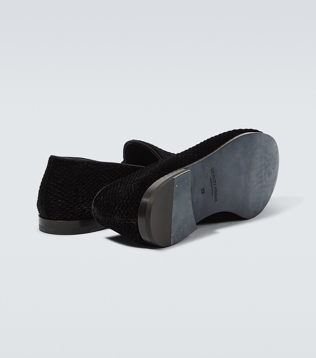 Slip-Ons aus Samt | Giorgio Armani