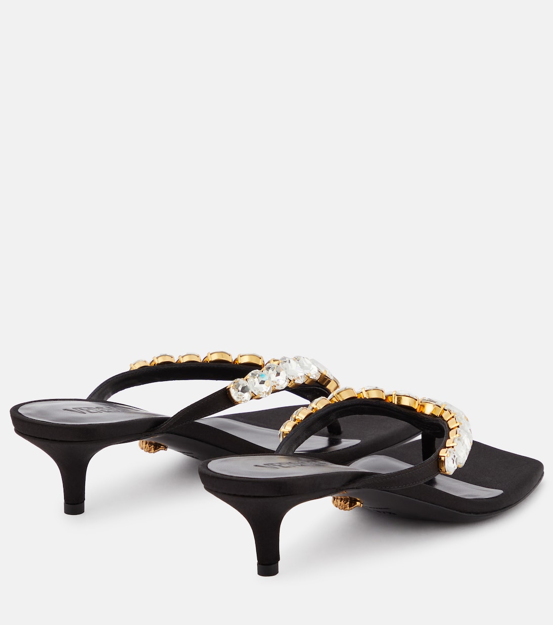 Sandali infradito High Summer in raso | Versace