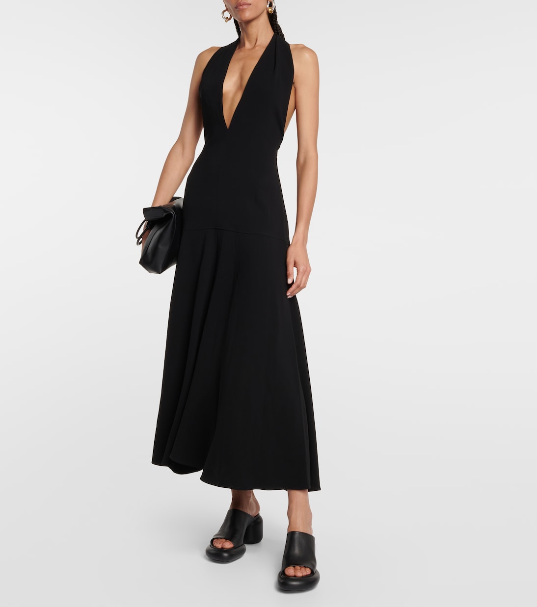 Vestido de fiesta con cuello halter | Proenza Schouler