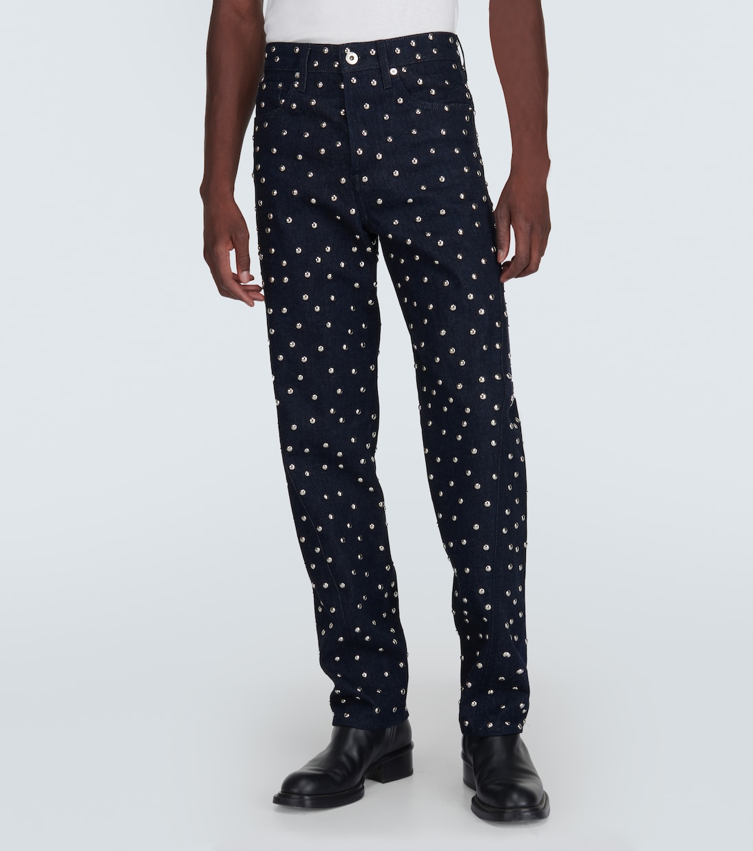Jeans regular con borchie | Lanvin