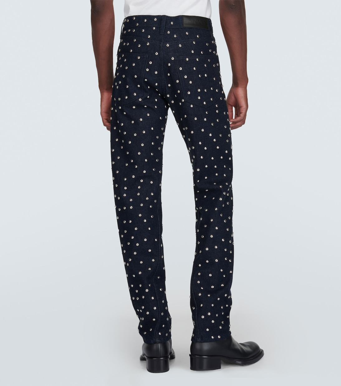 Jeans regular con borchie | Lanvin
