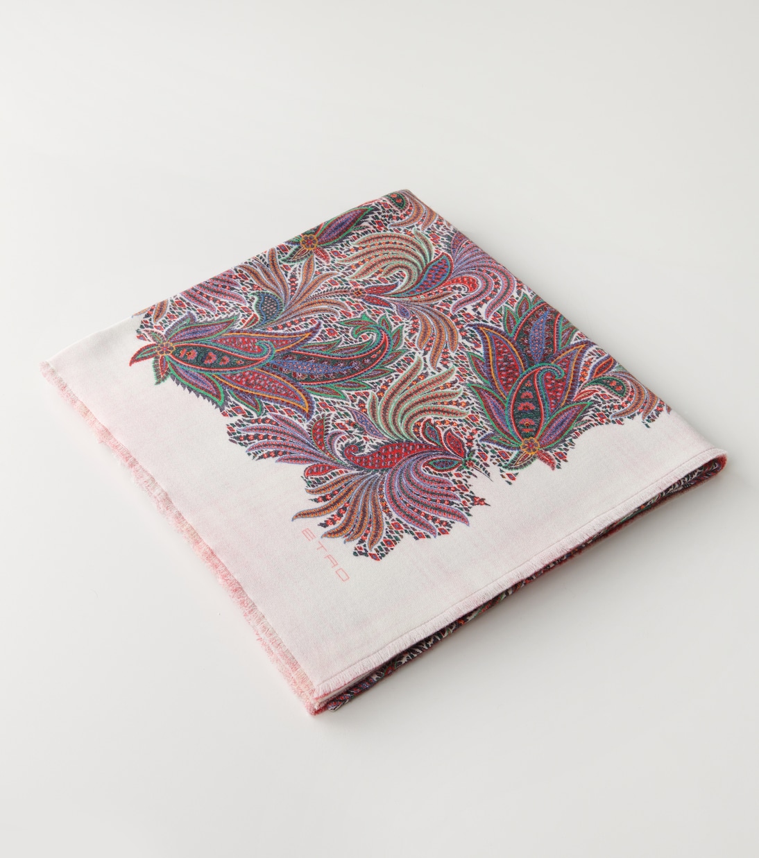 Paisley and tartan wool throw | Etro