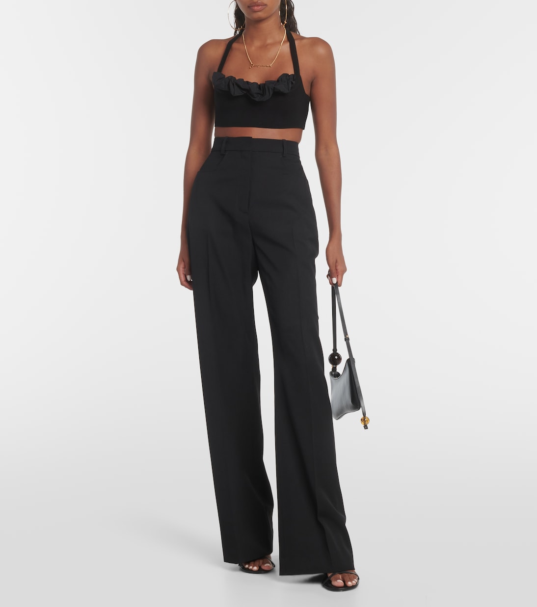 Top Le Bandeau Frivolli con ruches | Jacquemus
