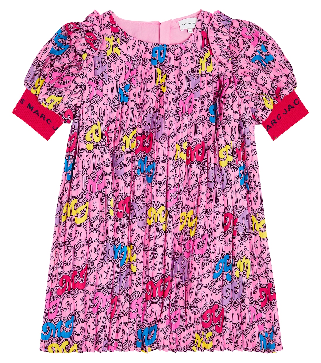 Abito in raso con stampa | Marc Jacobs Kids