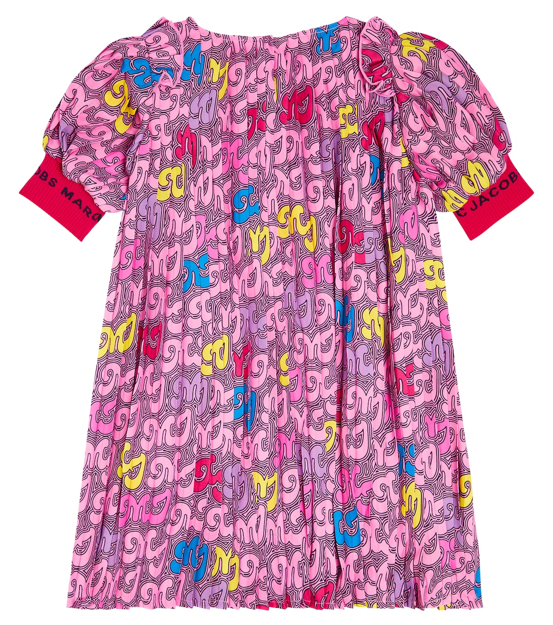 Abito in raso con stampa | Marc Jacobs Kids