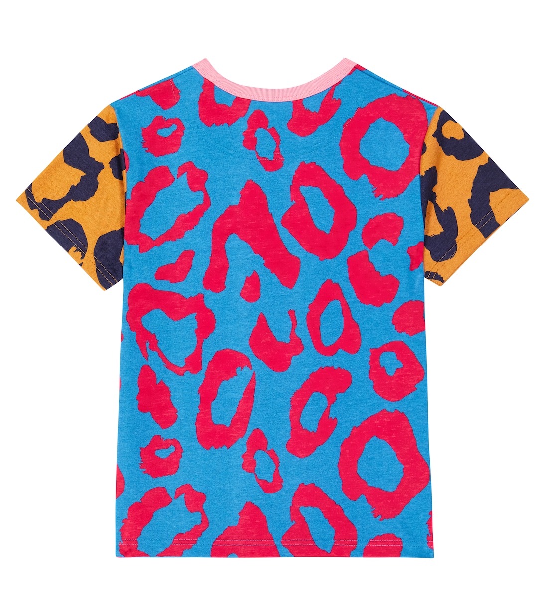 T-shirt in cotone con stampa leopardata | Marc Jacobs Kids