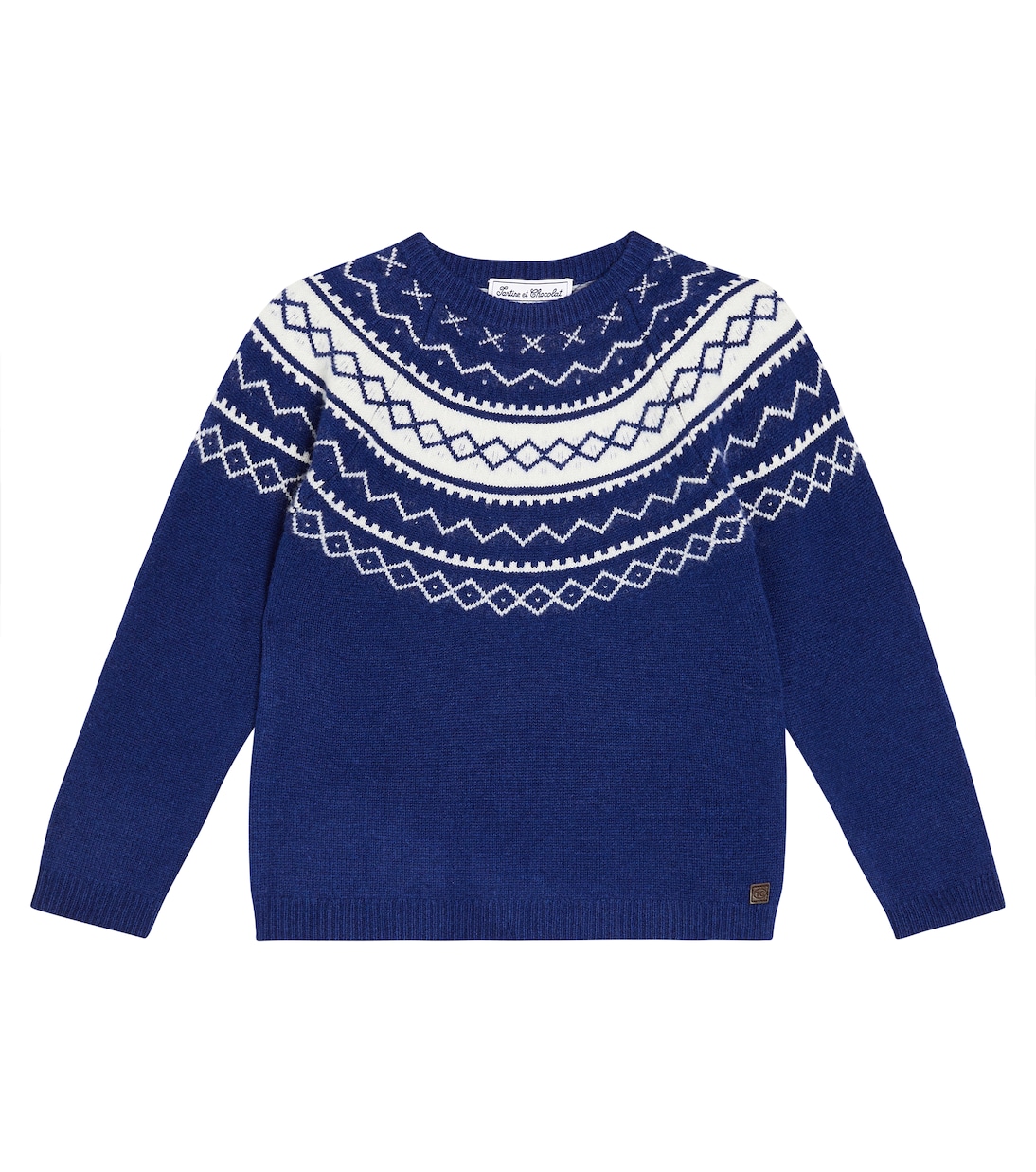 Pullover in jacquard di lana | Tartine et Chocolat