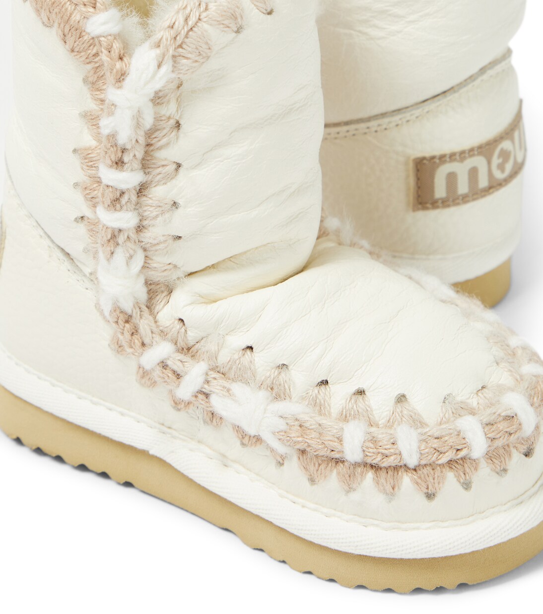 Stivali in pelle con crochet | Mou Kids
