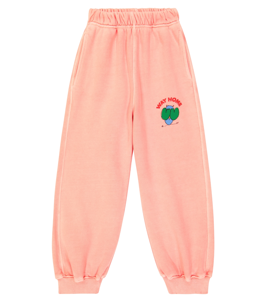 Printed cotton jersey sweatpants | Jellymallow