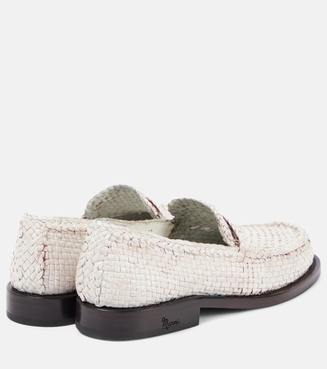 Mocassini in pelle intrecciata | Marni