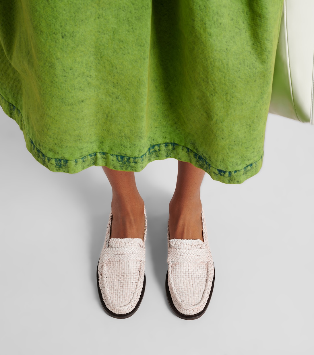 Mocassini in pelle intrecciata | Marni