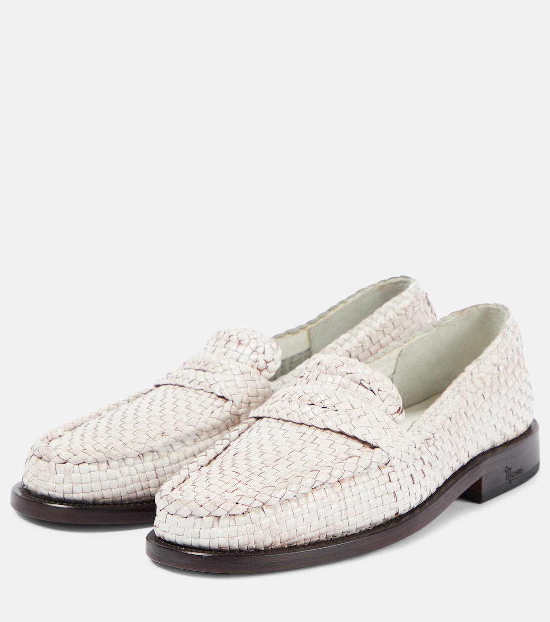 Mocassini in pelle intrecciata | Marni