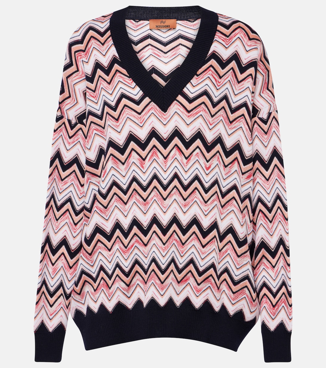 Zig Zag oversized sweater in multicoloured Missoni Mytheresa