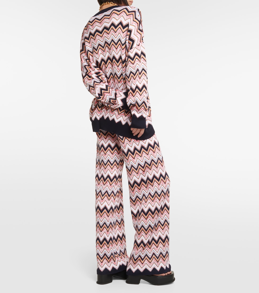 Jersey oversized en zigzag | Missoni