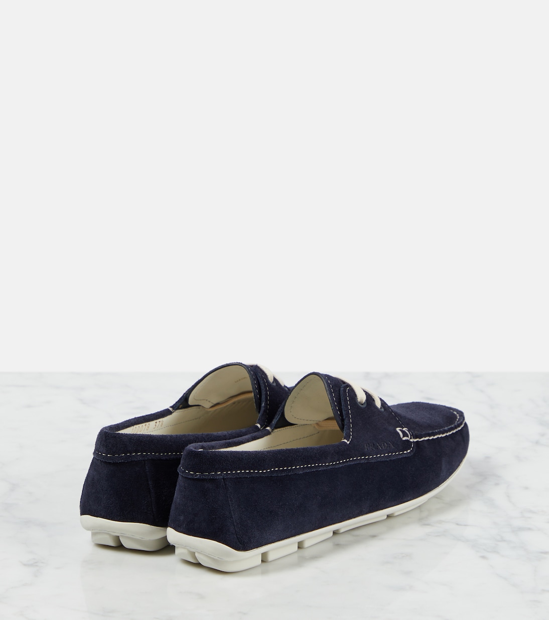 Mokassins aus Veloursleder | Prada