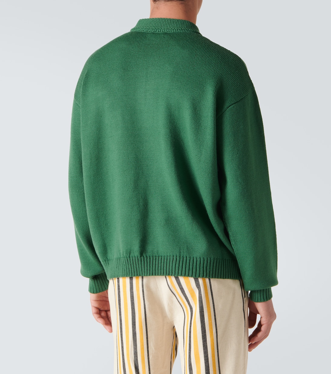 Bestickter Polopullover aus Wolle | Bode