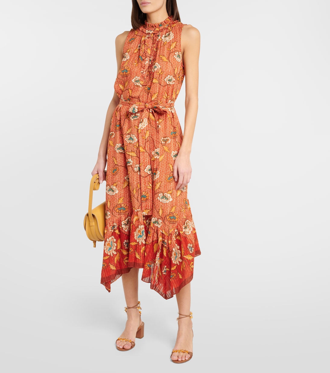 Beverly floral cotton-blend midi dress | Ulla Johnson