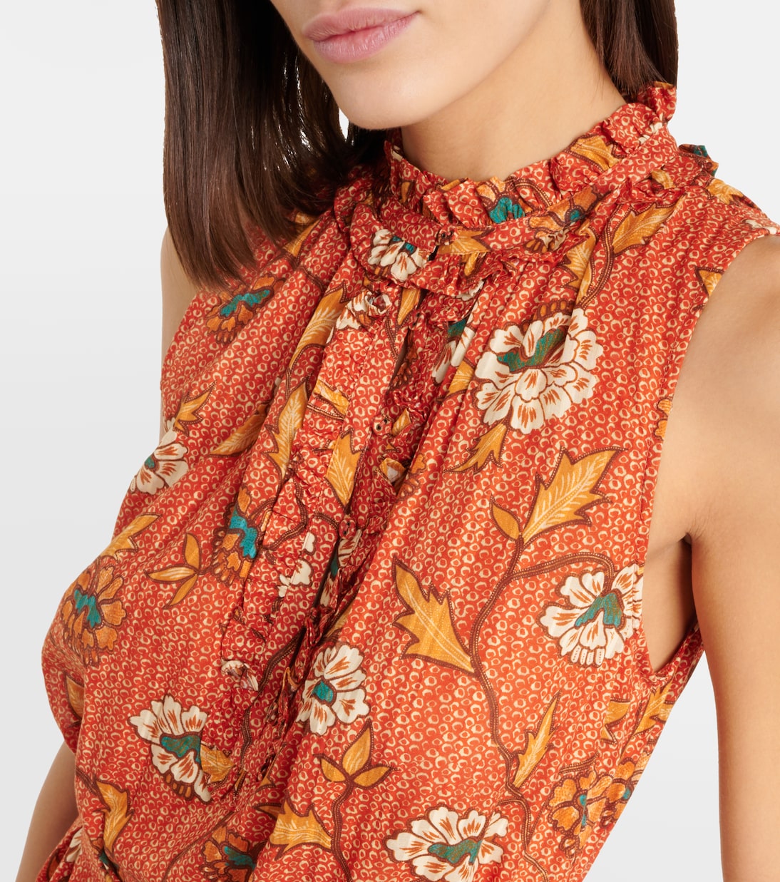 Beverly floral cotton-blend midi dress | Ulla Johnson