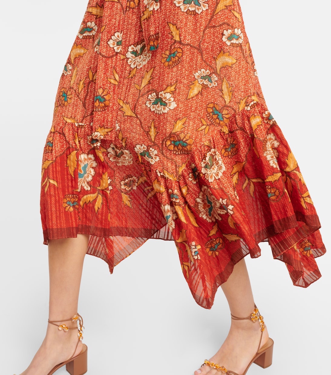 Beverly floral cotton-blend midi dress | Ulla Johnson