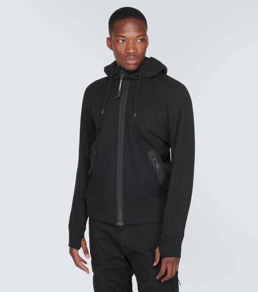 Goggle cotton fleece hoodie | C.P. Company