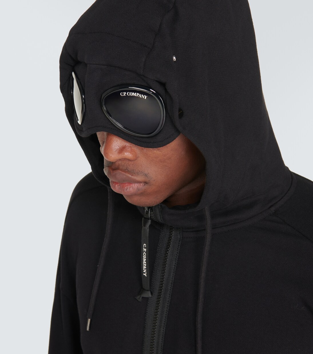 Goggle cotton fleece hoodie | C.P. Company