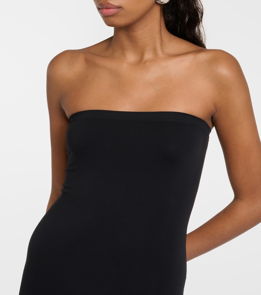 Fatal strapless jersey maxi dress | Wolford