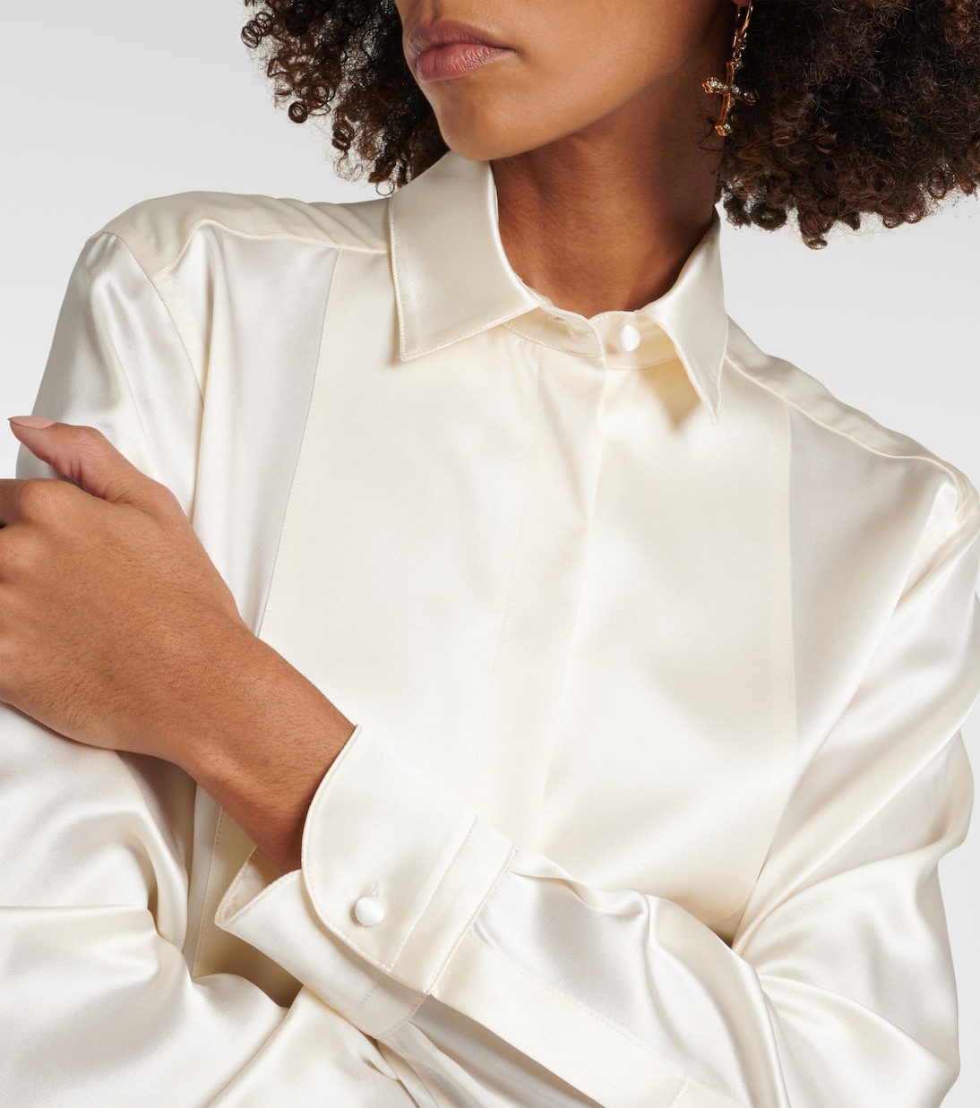 Paneled silk shirt | Dolce&Gabbana