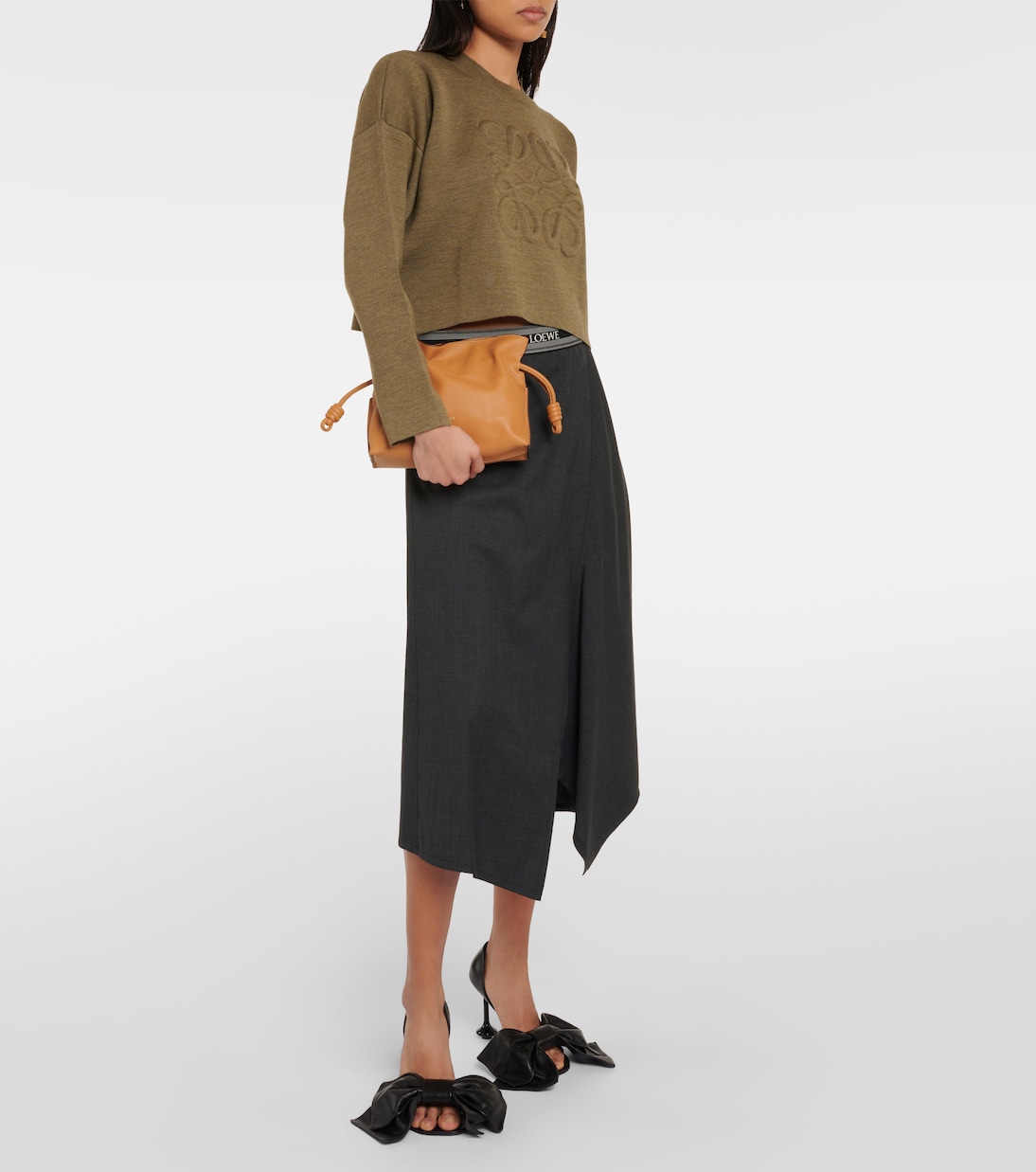Clutch Flamenco Mini in pelle | Loewe