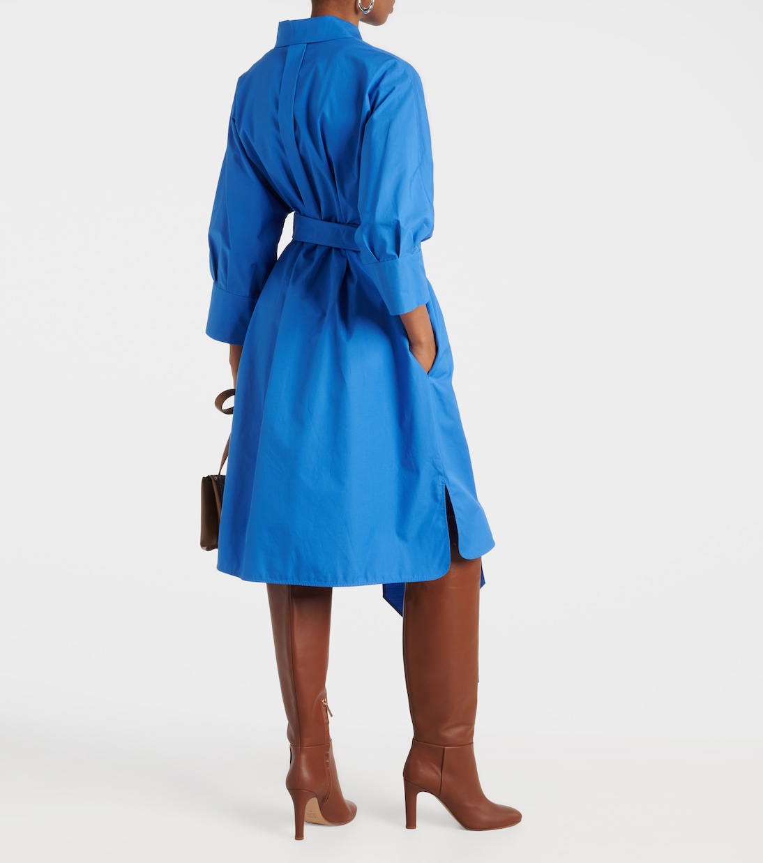 Vestido camisero de popelín de algodón | 'S Max Mara