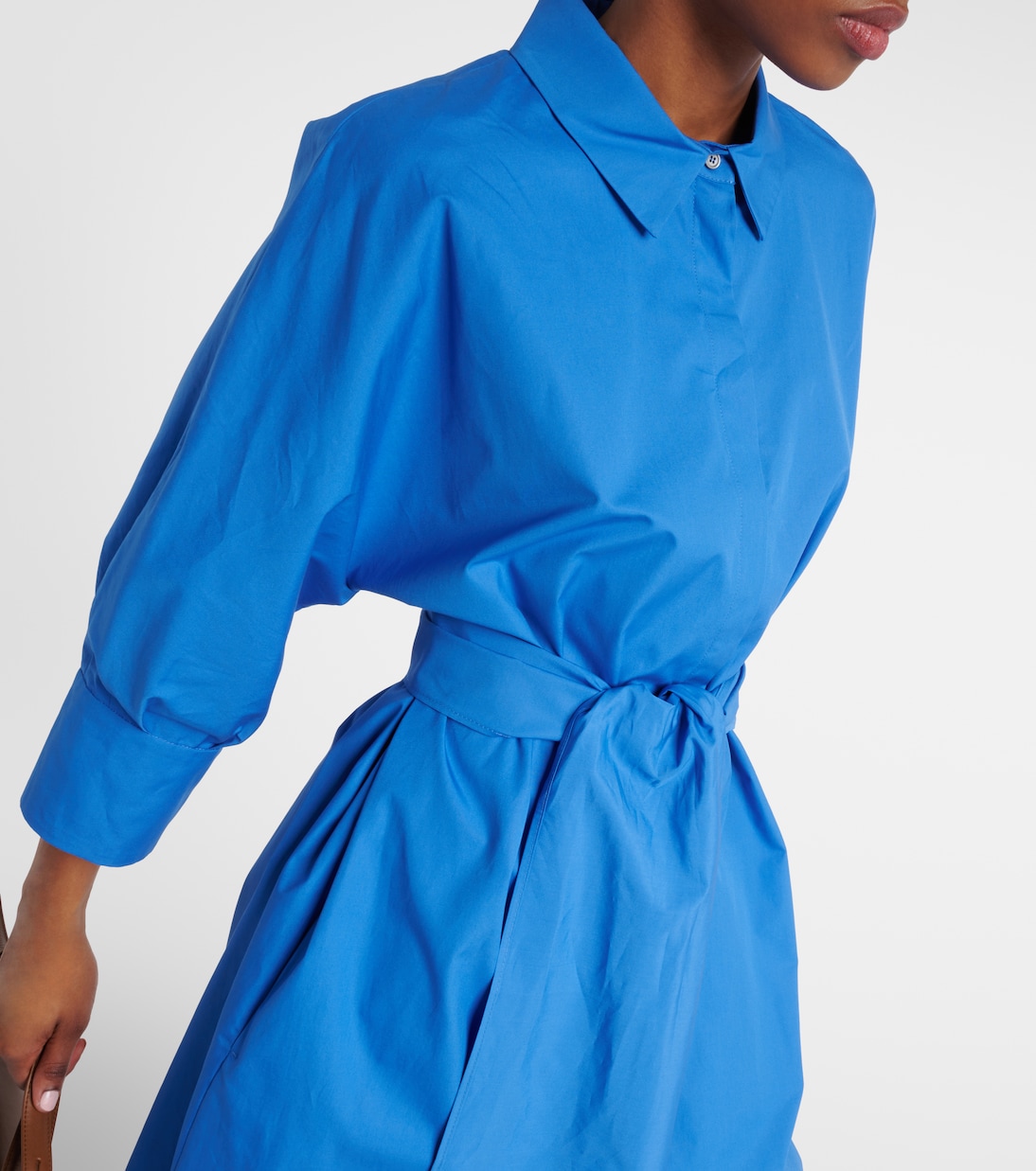 Vestido camisero de popelín de algodón | 'S Max Mara