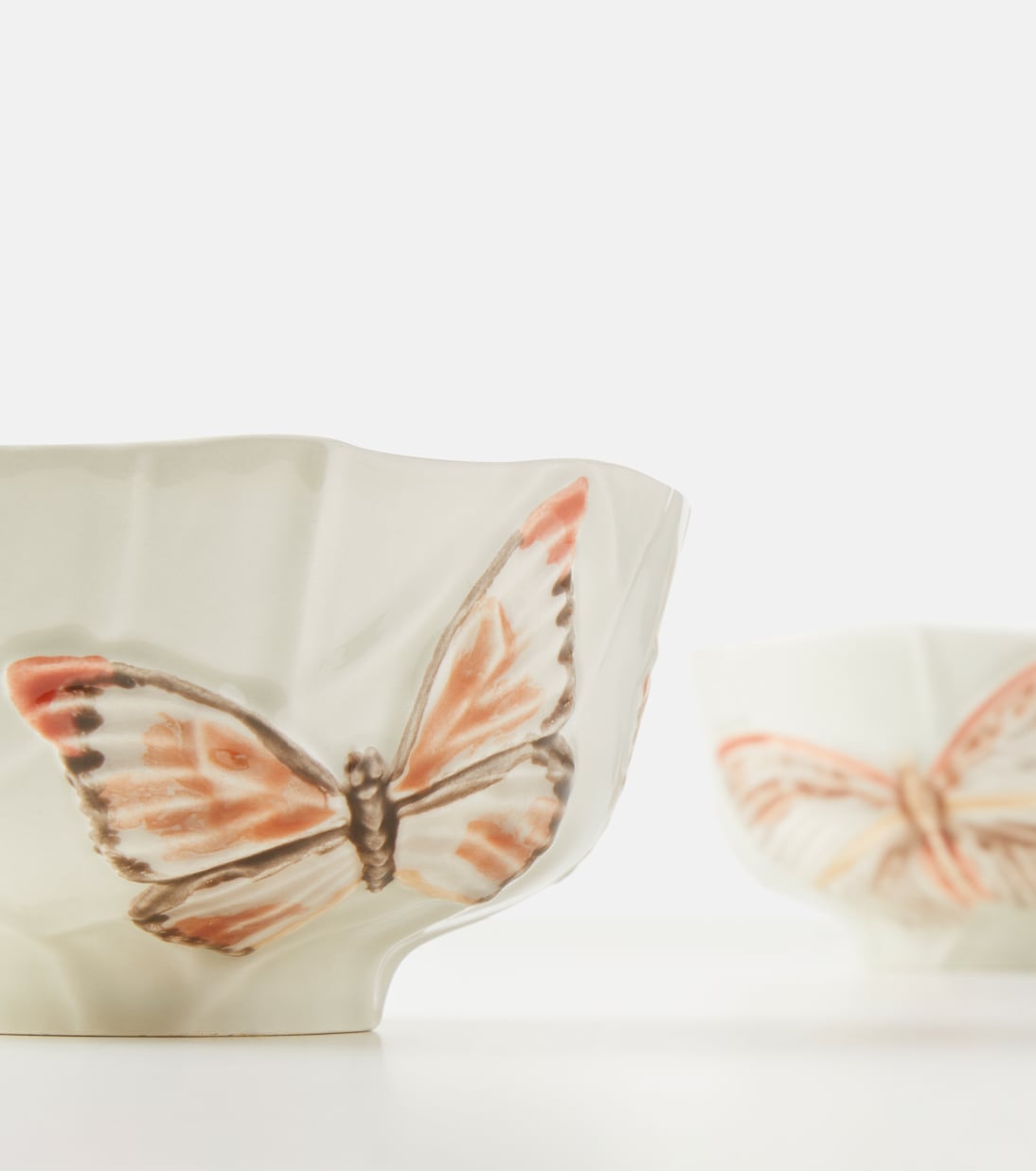 Cloudy Butterflies set of 2 bowls by Claudia Schiffer | Bordallo Pinheiro