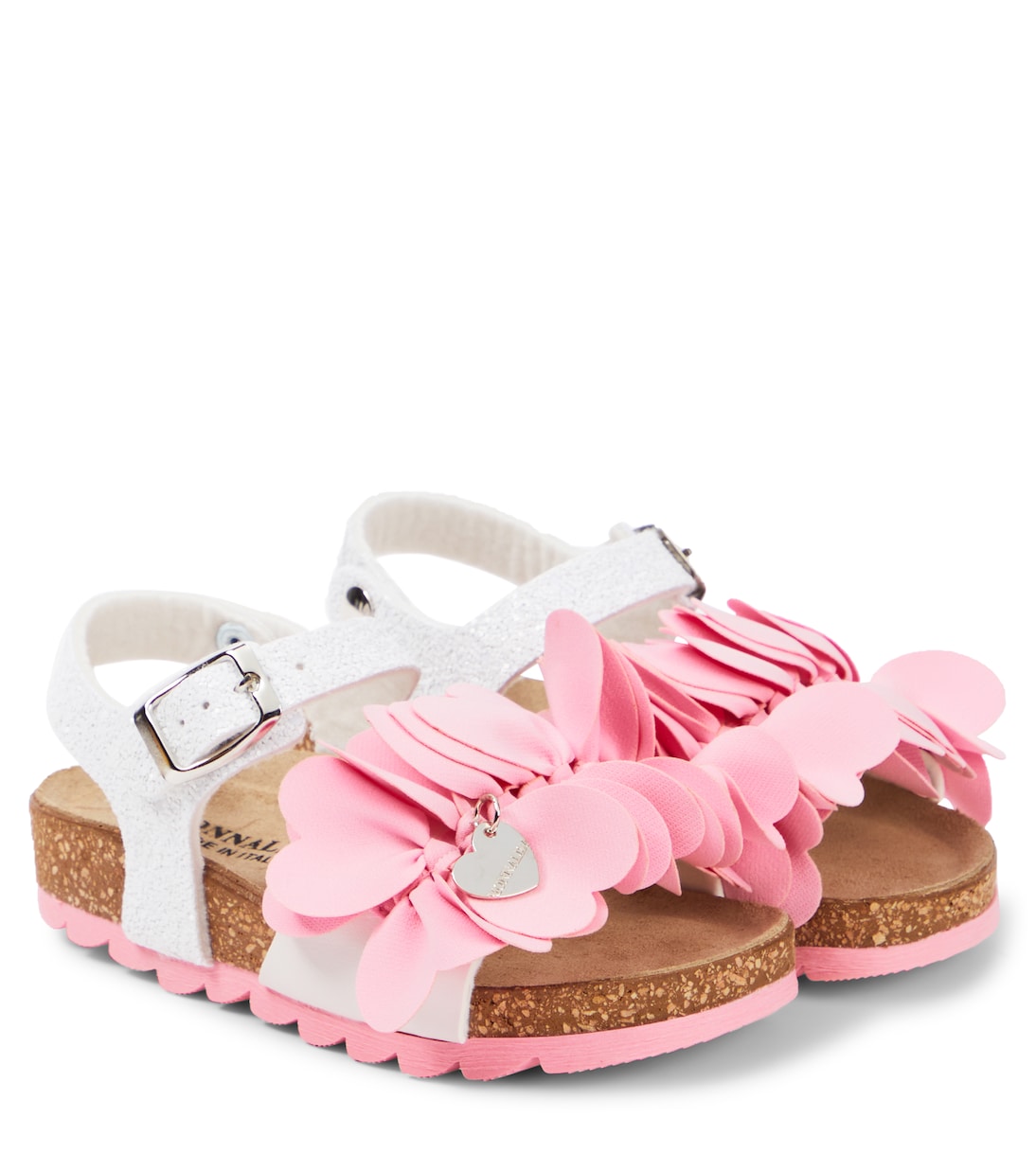 Verzierte Sandalen mit Glitter  | Monnalisa