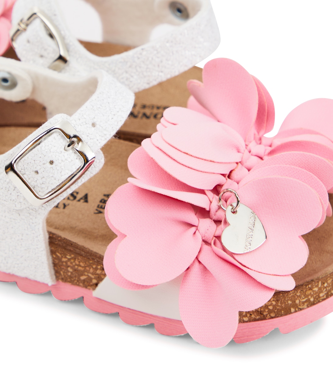 Verzierte Sandalen mit Glitter  | Monnalisa