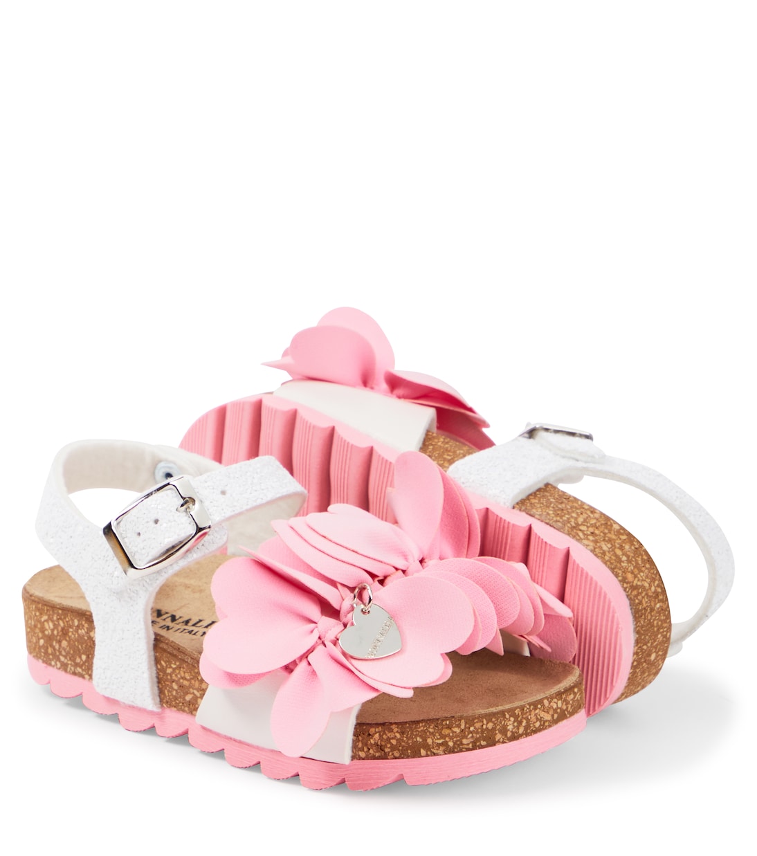 Verzierte Sandalen mit Glitter  | Monnalisa