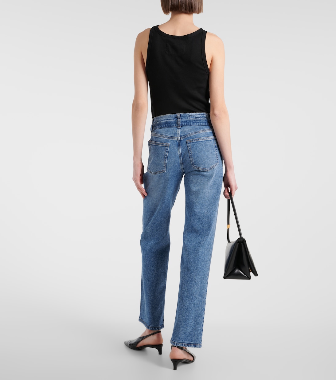 Jeans rectos Ellsworth de tiro medio | Proenza Schouler