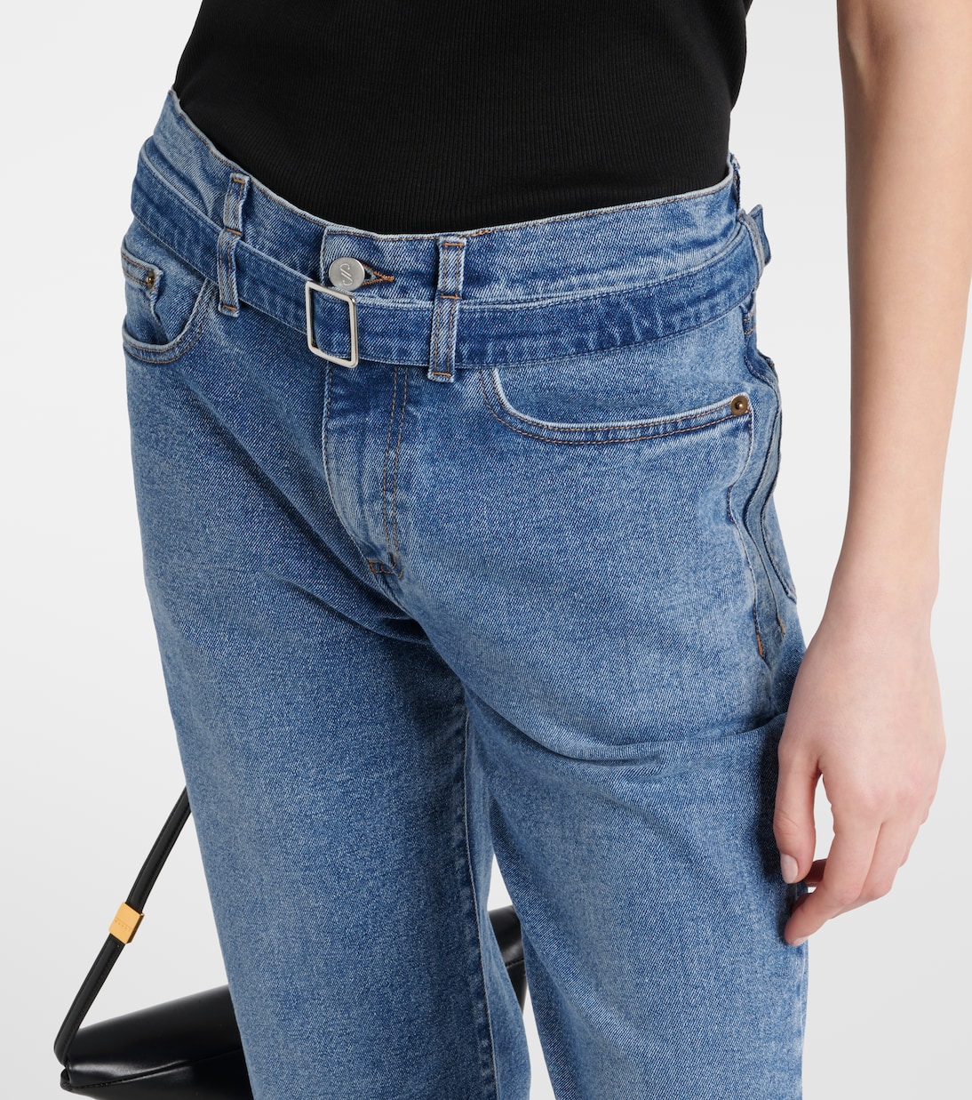 Jeans rectos Ellsworth de tiro medio | Proenza Schouler