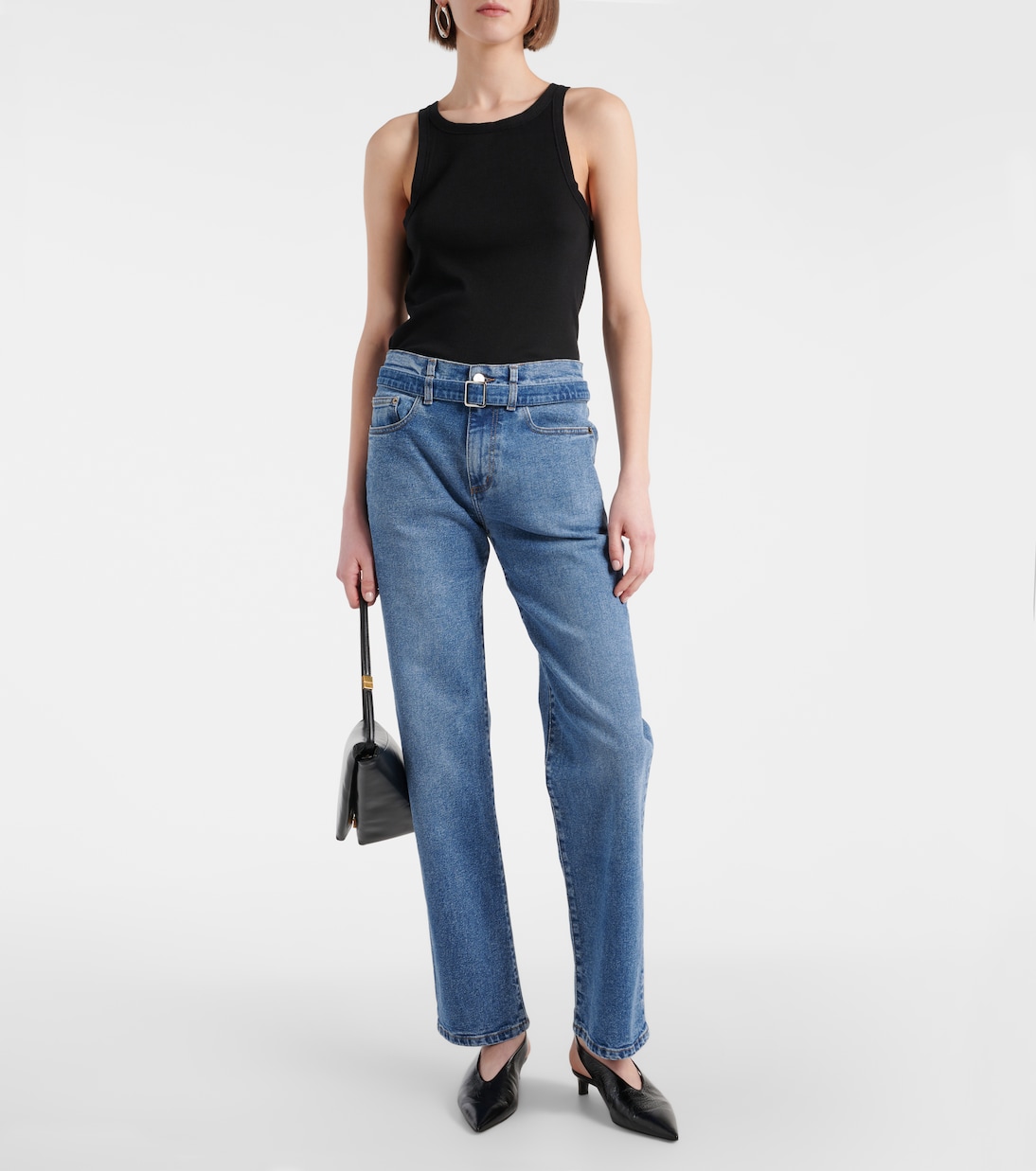Jeans rectos Ellsworth de tiro medio | Proenza Schouler