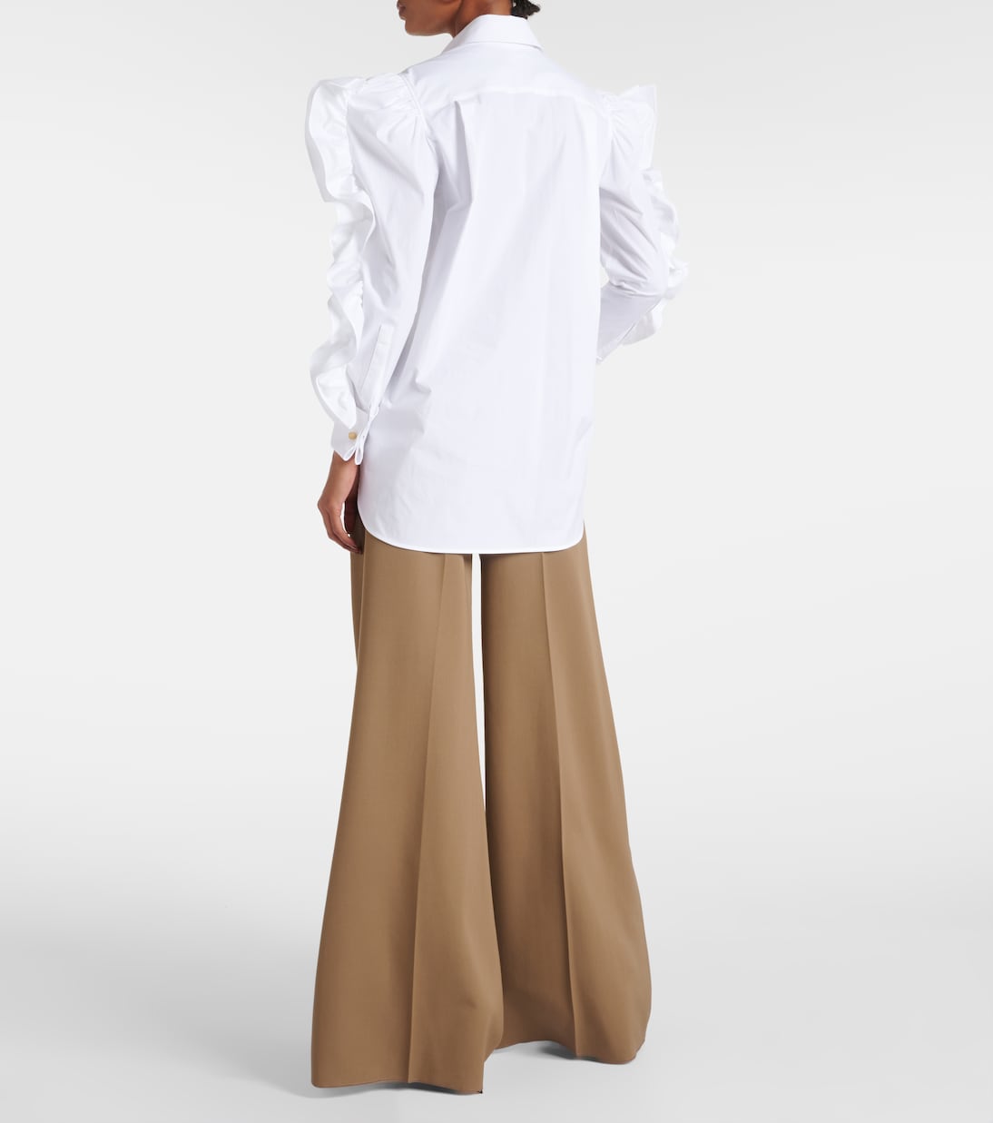 Camisa Pleiadi de popelín de algodón | Max Mara