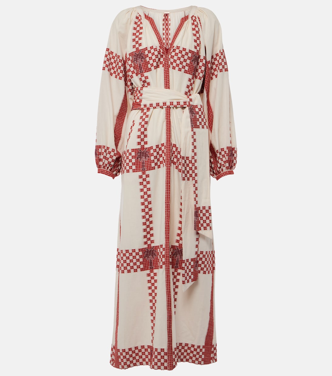Printed cotton midi dress | Johanna Ortiz