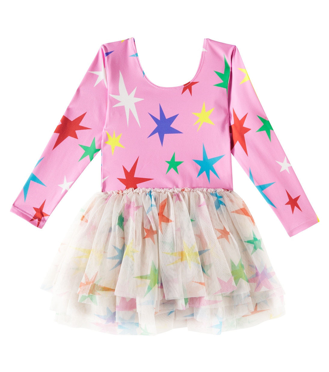 Abito con tulle e stampa | Stella McCartney Kids